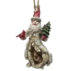Kurt Adler Birch Berry Santa With Squirrel Ornament -Christmas Decoration Shop 010627B BIRCH SANTA WITH SQUIRREL ORNAMENT 97831.1646252434