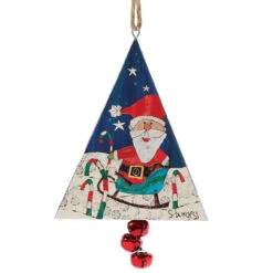 Santa Tin Ornament -Christmas Decoration Shop 011377 Santa Tin Ornament 2 91734.1659013877