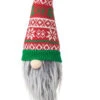 17" Gnome Head Ornament With Green Knitted Hat -Christmas Decoration Shop 016437B 11807.1620816603