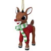 Rudolph Wearing Red Sweater Ornament -Christmas Decoration Shop 019763 Rudolph In Red Sweater Ornament 5 10391.1659013905