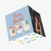 Fleece Navidad Christmas Confetti-exploding Greetings Card -Christmas Decoration Shop 04282aba97d067d130587992d4f10562