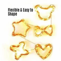 33 FT | 100 Warm White LED Waterproof Micro Fairy String Lights With AC Plug-In Power -Christmas Decoration Shop 100 led fairy wire string light waterproof 33 ac plug in warm white image 4 735367e7 af37 41b1 af9e 72a8f015a55e