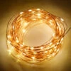33 FT | 100 LED Warm White Waterproof Copper Wire Micro Fairy String Lights With AC Plug-In Power -Christmas Decoration Shop 100 led fairy wire string light waterproof copper plug warm white
