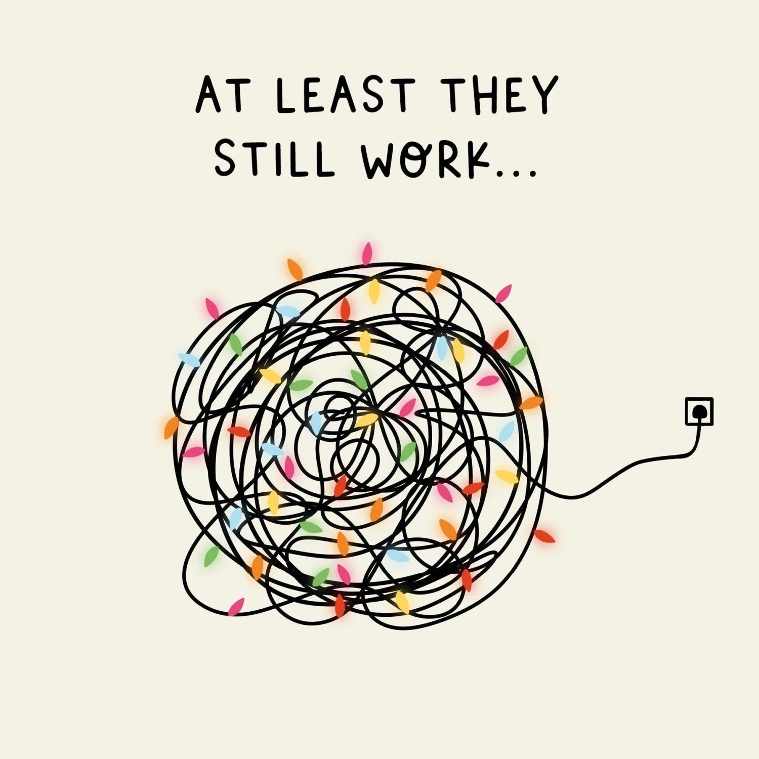 At Least They Still Work... Christmas Confetti-exploding Greetings Card 4 At Least They Still Work... Christmas Confetti-exploding Greetings Card - Image 2