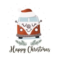 Happy Christmas Cute Campervan Confetti-exploding Greetings Card -Christmas Decoration Shop 1 ba85a332 a2c8 4f79 97d3 cce6687cc508