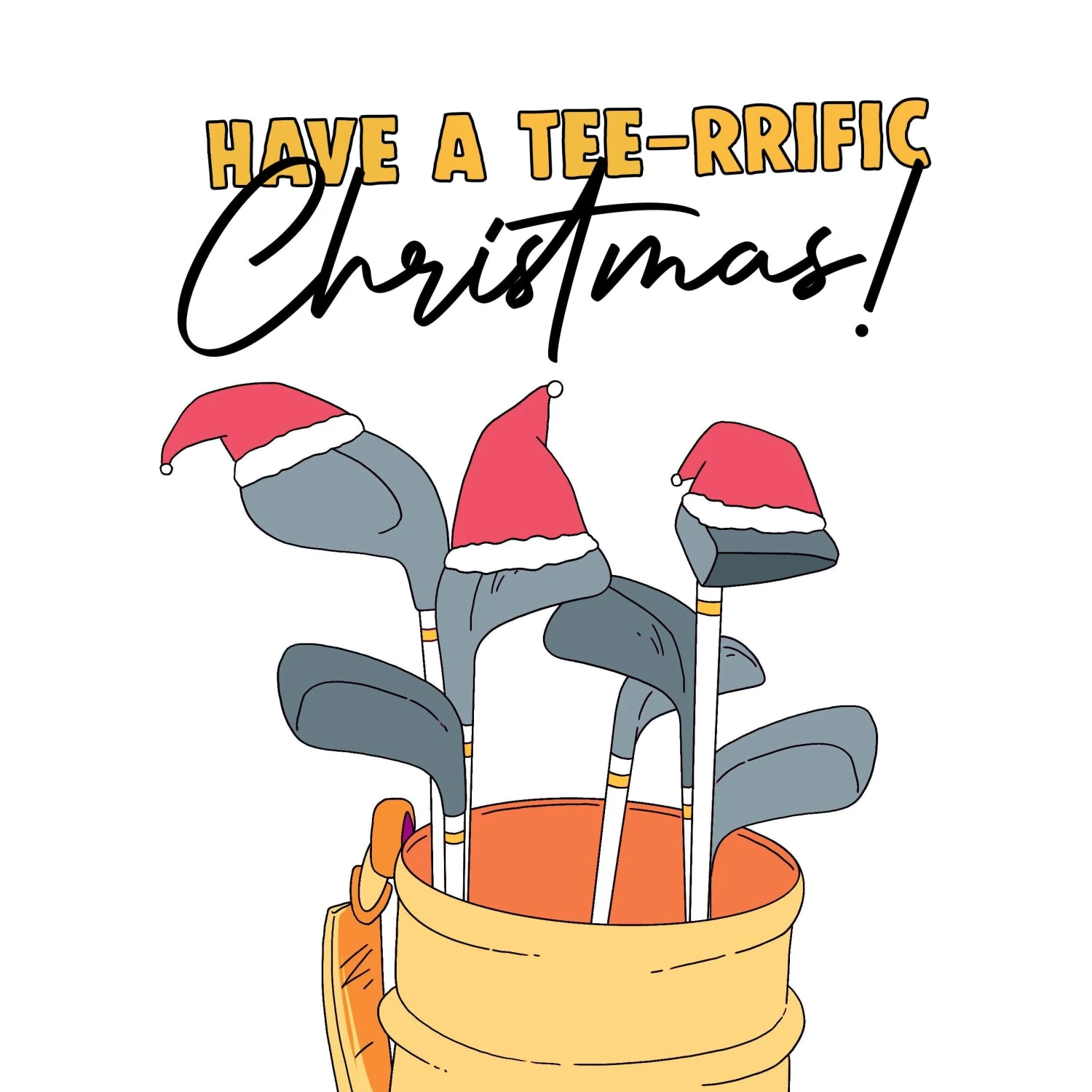 Kiwi Merry Christmas Golf Confetti-exploding Greetings Card 4 Kiwi Merry Christmas Golf Confetti-exploding Greetings Card - Image 2