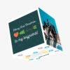 Merry First Christmas Boyfriend Heart And Arrow Confetti-exploding Greetings Card -Christmas Decoration Shop 3a1bcd9471d00dbf252240db866d6b88
