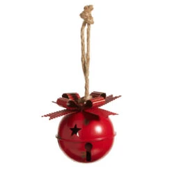 Red Jingle Bell Christmas Tree Ornament