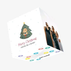 Merry Christmas Celebrate Like A Hamster Confetti-exploding Greetings Card