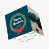 Merry Christmas Wreath Confetti-exploding Greetings Card -Christmas Decoration Shop 4bfa99d7c60d4238d2c03073f93128c2