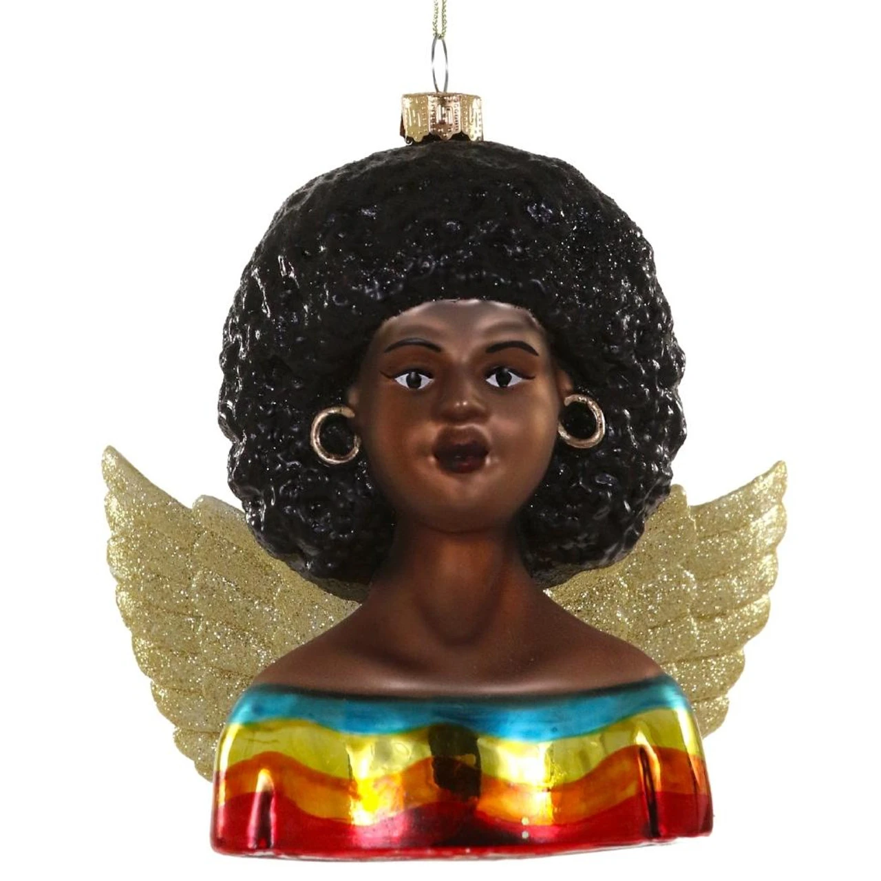 Cody Foster & Co - Groove Angel Blown Glass Ornament 3 Cody Foster & Co - Groove Angel Blown Glass Ornament