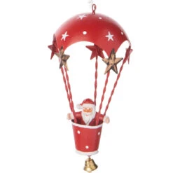 Ballooning Santa Ornament