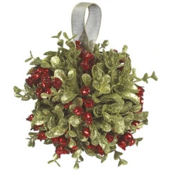 Mistletoe Kissing Ball Ornament
