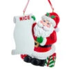 Kurt Adler Personalized Santa With Nice List Ornament -Christmas Decoration Shop 752106 Personalized Santa With Nice List Ornament 76603.1654702636