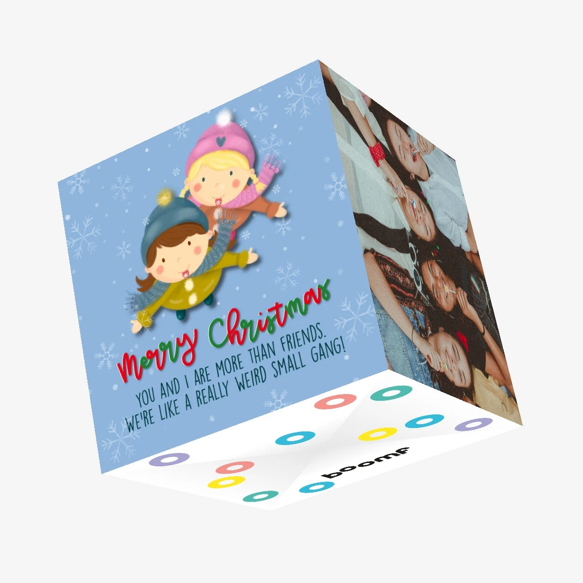 For Your Weird Best Friend At Christmas Confetti-exploding Greetings Card 3 For Your Weird Best Friend At Christmas Confetti-exploding Greetings Card