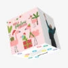 Fabulous Flamingos Christmas Confetti-exploding Greetings Card -Christmas Decoration Shop 7c0a39073edb2e2545590391685f6cc6