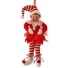 Red Velvet Bendable Peppermint Elf Ornament -Christmas Decoration Shop 89 Untitled design 51141.1648811111