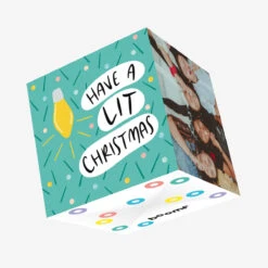 Have A Lit Christmas Confetti-exploding Greetings Card
