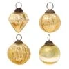 4 Pack | Gold Best Of Show Assorted Ornaments Set - Great Gift Idea, Vintage-Style Decorations For Christmas, Special Occasions, Home Decor And Parties -Christmas Decoration Shop BestofShowGold OR01GD
