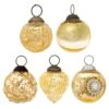 5 Pack | Gold Royal Chic Assorted Ornaments Set - Great Gift Idea, Vintage-Style Decorations For Christmas, Special Occasions, Home Decor And Parties -Christmas Decoration Shop GS03Sets Gold