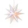 LANTERN + CORD + BULB | 20" White Moravian Weatherproof Star Lantern Light Lamp, Multi-Point Hanging Decoration -Christmas Decoration Shop MovarianLit66 6507a0e0 c033 426b ad4d 25c4006161d1