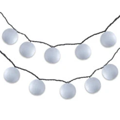 BLOWOUT 4" White Shimmering Nylon Lantern Party String Lights (8FT, Expandable) 27 BLOWOUT 4" White Shimmering Nylon Lantern Party String Lights (8FT, Expandable) -Christmas Decoration Shop NYL WHUNLIT 7f04d502 bc37 4bac b3f8 4b5f1acd30c1