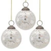 3-PACK | 3" Silver Lana Mercury Crackle Ball Glass Ornament Christmas Tree Decoration 1 3-PACK | 3" Silver Lana Mercury Crackle Ball Glass Ornament Christmas Tree Decoration -Christmas Decoration Shop OR93SV 3