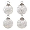 4 Pack | Silver Vintage Elegance Assorted Ornaments Set - Great Gift Idea, Vintage-Style Decorations For Christmas, Special Occasions, Home Decor And Parties -Christmas Decoration Shop OR9SV MX
