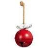 Large Red Distressed Iron Christmas Bell Ornament -Christmas Decoration Shop RED BELL 73445.1678831388