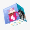 Blue Background Unicorn Mug Merry Christmas Confetti-exploding Greetings Card -Christmas Decoration Shop ac9ae5495cad9421aa17783c8d9fe770