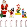 60" Santa And Elf 10 Piece Lighted Christmas Blow Mold Set 2 60" Santa And Elf 10 Piece Lighted Christmas Blow Mold Set -Christmas Decoration Shop api3hk74f 73174.1646091897