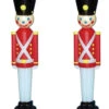 Set Of 2 Toy Soldier With Black Hat Plastic Blow Mold Decorations -Christmas Decoration Shop api6o6ret 24375.1646091875