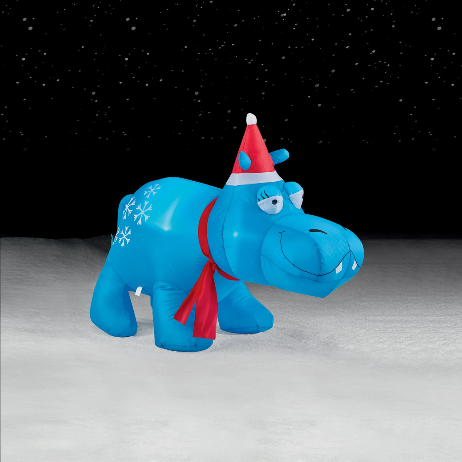 Brite Star 3.5' Christmas Hippopotamus Indoor Outdoor Decoration 49-107-00 3 Brite Star 3.5' Christmas Hippopotamus Indoor Outdoor Decoration 49-107-00