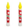 Noel Christmas Blow Mold Candles Set Of 4 C5030 -Christmas Decoration Shop apip369wx 80956.1646091893