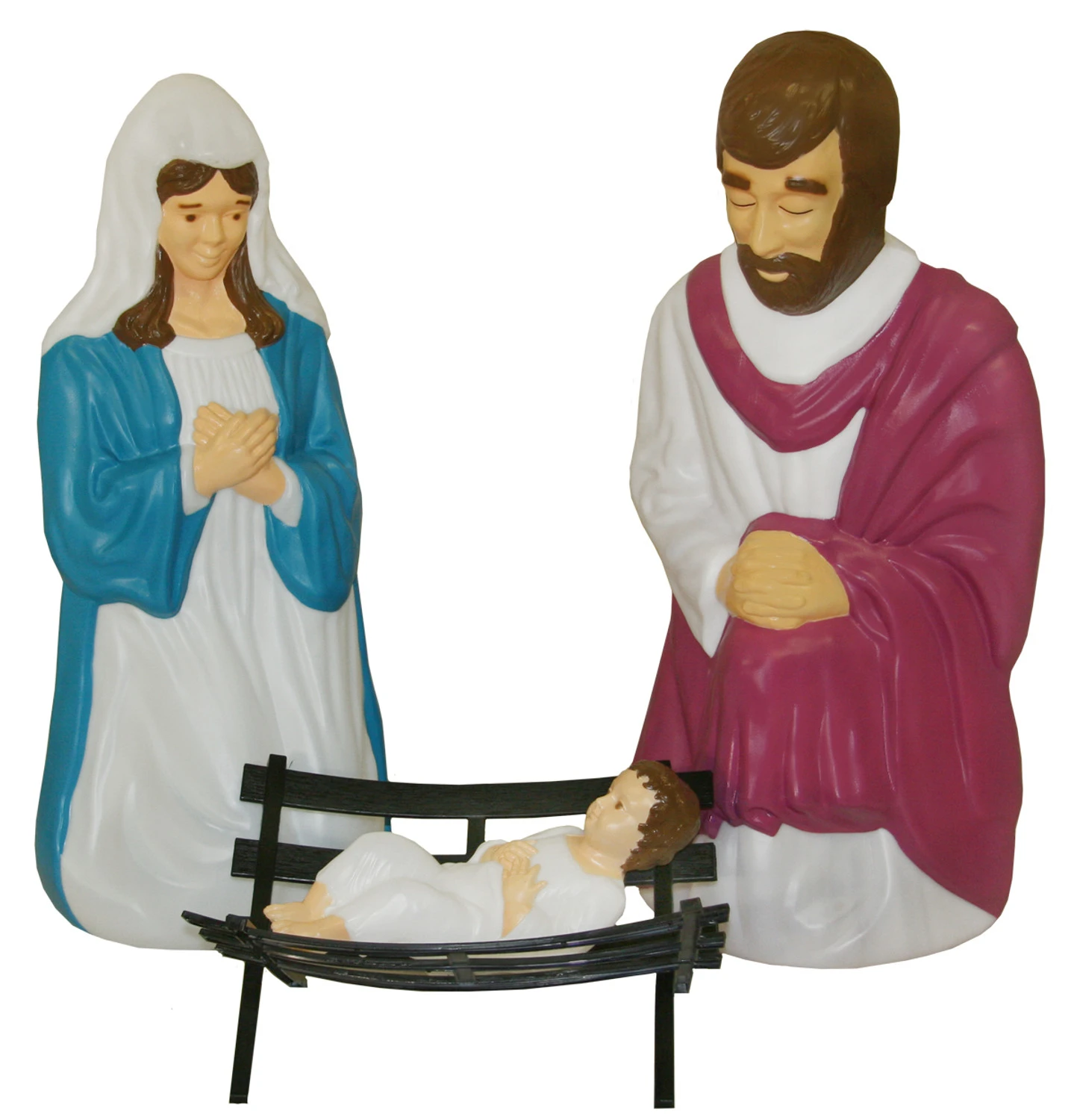 Blow Mold Life Size Christmas Nativity 10pc Set 5 Blow Mold Life Size Christmas Nativity 10pc Set - Image 3