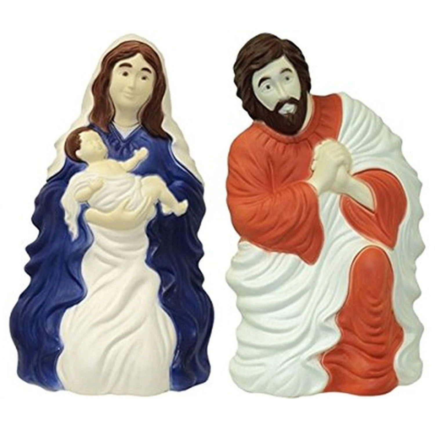 28" Set Of 2 Nativity Scene Blow Mold Outdoor Christmas Decor 74100 3 28" Set Of 2 Nativity Scene Blow Mold Outdoor Christmas Decor 74100