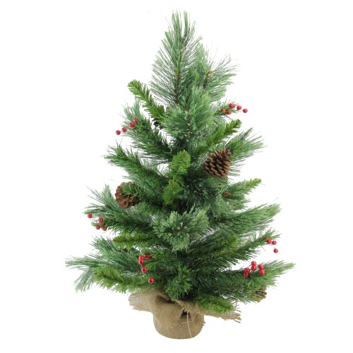 Northlight 24" Mixed Cashmere Berry Pine Medium Artificial Christmas Tree - Unlit 3 Northlight 24" Mixed Cashmere Berry Pine Medium Artificial Christmas Tree - Unlit