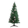 6' Pre-Lit Fiber Optic Slim Profile Artificial Christmas Tree - Multicolor Lights -Christmas Decoration Shop dak gd 48180 30595.1664901050