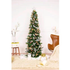 5.5' Pre-Lit Pre-Decorated Gold And Silver Artificial Christmas Tree – Clear LED Lights 10 5.5' Pre-Lit Pre-Decorated Gold And Silver Artificial Christmas Tree – Clear LED Lights -Christmas Decoration Shop dezy2018 et met 55 3 updated 21059.1588371441