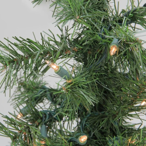 Northlight 3' Pre-Lit Medium Woodland Alpine Artificial Christmas Tree - Clear Lights 4 Northlight 3' Pre-Lit Medium Woodland Alpine Artificial Christmas Tree - Clear Lights - Image 2