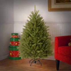 Christmas Central 4.5’ Dunhill Fir Artificial Christmas Tree - Unlit -Christmas Decoration Shop dnat20duh 45 25766.1686144238