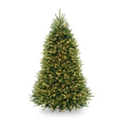 Christmas Central 6.5’ Pre-Lit Dunhill Fir Artificial Christmas Tree – Clear Lights