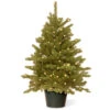 Christmas Central 3' Pre-lit Potted Hampton Spruce Artificial Christmas Tree, Clear Lights -Christmas Decoration Shop dnat20peha3 306 30 30927.1588370639