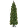 Christmas Central 7.5’ Pre-Lit Pennington Fir Pencil Artificial Christmas Tree, Clear Lights