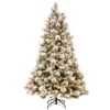 Christmas Central 7.5’ Pre-Lit Snowy Bedford Pine Artificial Christmas Tree, White Lights 1 Christmas Central 7.5’ Pre-Lit Snowy Bedford Pine Artificial Christmas Tree, White Lights -Christmas Decoration Shop dnat20sbe1 309 75 91333.1588398497