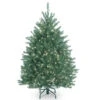 Christmas Central 4.5' Pre-Lit Dunhill Blue Fir Hinged Artificial Christmas Tree - Clear Lights -Christmas Decoration Shop dnat dubh 45lo 1 62958.1641512392