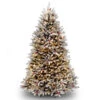 Christmas Central 6.5' Dunhill Fir Artificial Christmas Tree With Red Berries – Clear Lights -Christmas Decoration Shop dnat duf 300 65 1 30015.1631810861
