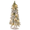 Christmas Central 2' Pre-Lit Snowy Downswept Artificial Christmas Tree, Clear Lights 1 Christmas Central 2' Pre-Lit Snowy Downswept Artificial Christmas Tree, Clear Lights -Christmas Decoration Shop dnat ftdf1 24alo 1 1 30561.1631810848