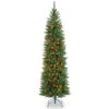 Christmas Central 6.5’ Pre-Lit Slim Kingswood Fir Artificial Christmas Tree, Multicolor Lights 1 Christmas Central 6.5’ Pre-Lit Slim Kingswood Fir Artificial Christmas Tree, Multicolor Lights -Christmas Decoration Shop dnat kw7 313 65 01 62733.1665519662