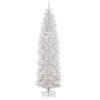 Christmas Central 7.5’ Pre-Lit White Kingswood Fir Slim Artificial Christmas Tree, White Lights -Christmas Decoration Shop dnat kww7 300 75 01 47353.1665520527